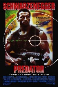 Predator movie poster starring Arnold