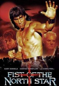 poster of the film starring Gary Daniels 'Fist of the North Star'.
