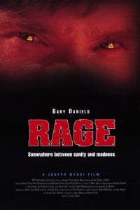 'rage' with gary daniels-a movie poster
